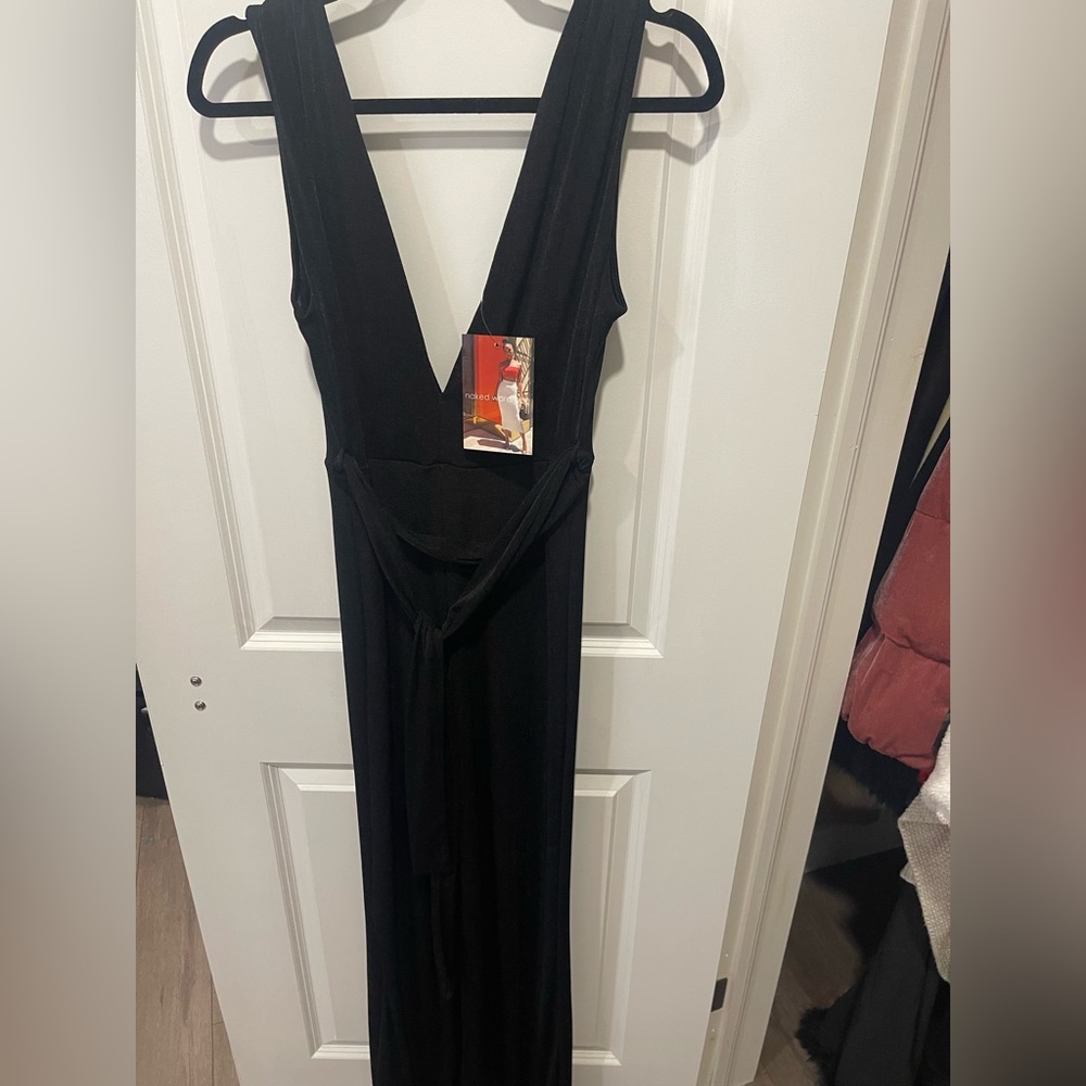 Naked Wardrobe Shimmer Jumpsuit